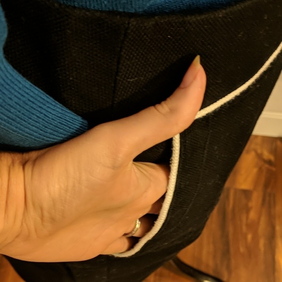 Loft Black A Line Skirt - Picture 4 of 5